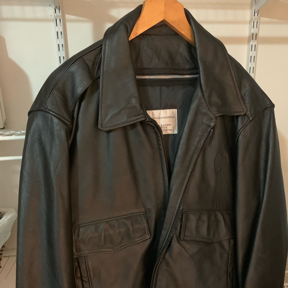 Taylor Leather Indianapolis police jacket size 46